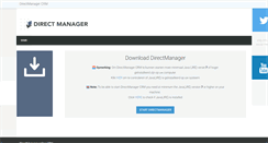 Desktop Screenshot of login.directmanager.nl